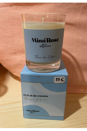 Bougie parfumée fleur de coton