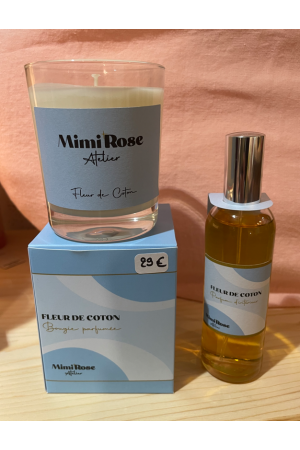 Bougie parfumée fleur de coton