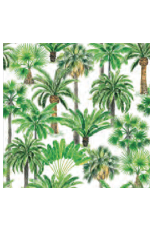 Serviettes de table palm oasis