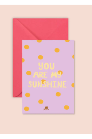 Carte “You are my sunshine”