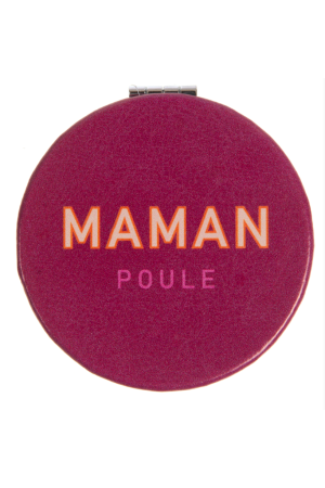 MIROIR DE POCHE MAMAN POULE