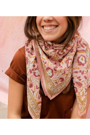 FOULARD Jaya rose blush