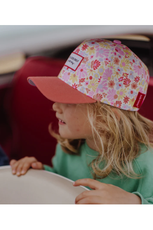 Casquette retro flowers