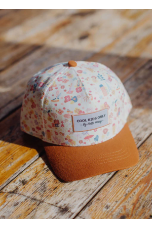 Casquette retro flowers