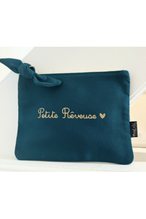 Pochette - Bleu Paon - Petite Rêveuse