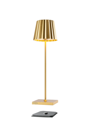 Lampe d'extérieur et intérieur doré H 38 CM