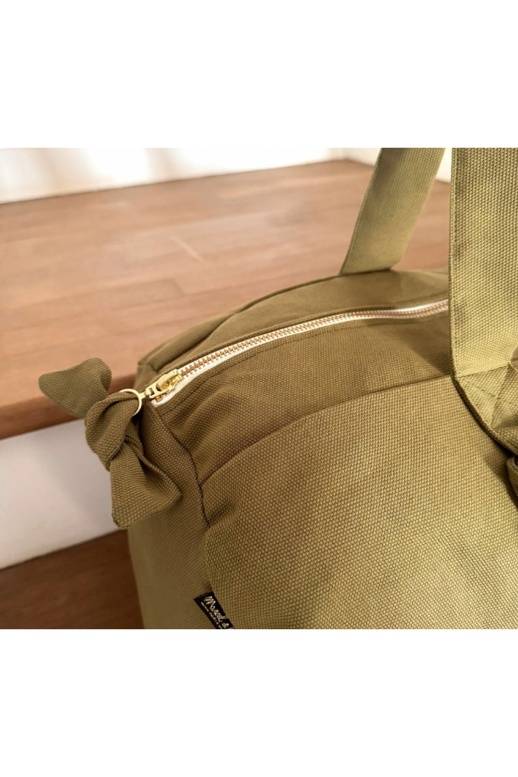 Sac Polochon - Vert Olive - Family Love en Vadrouille