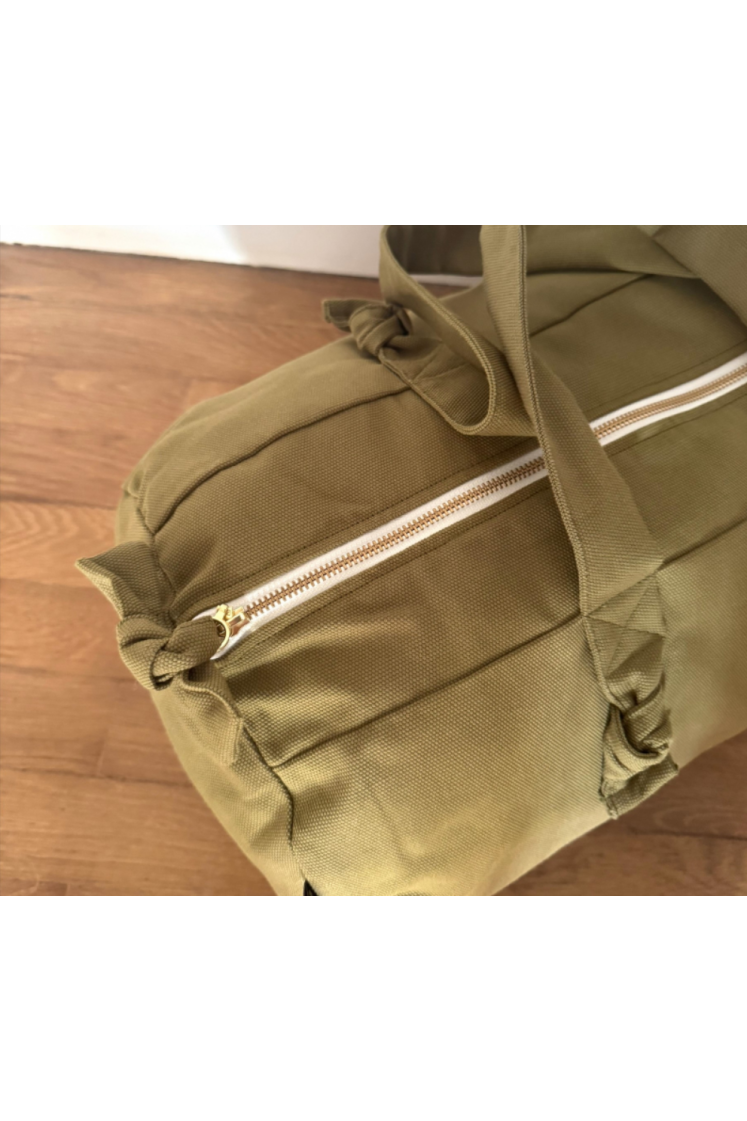 Sac Polochon - Vert Olive - Collectionneuse de Petits Bonheurs