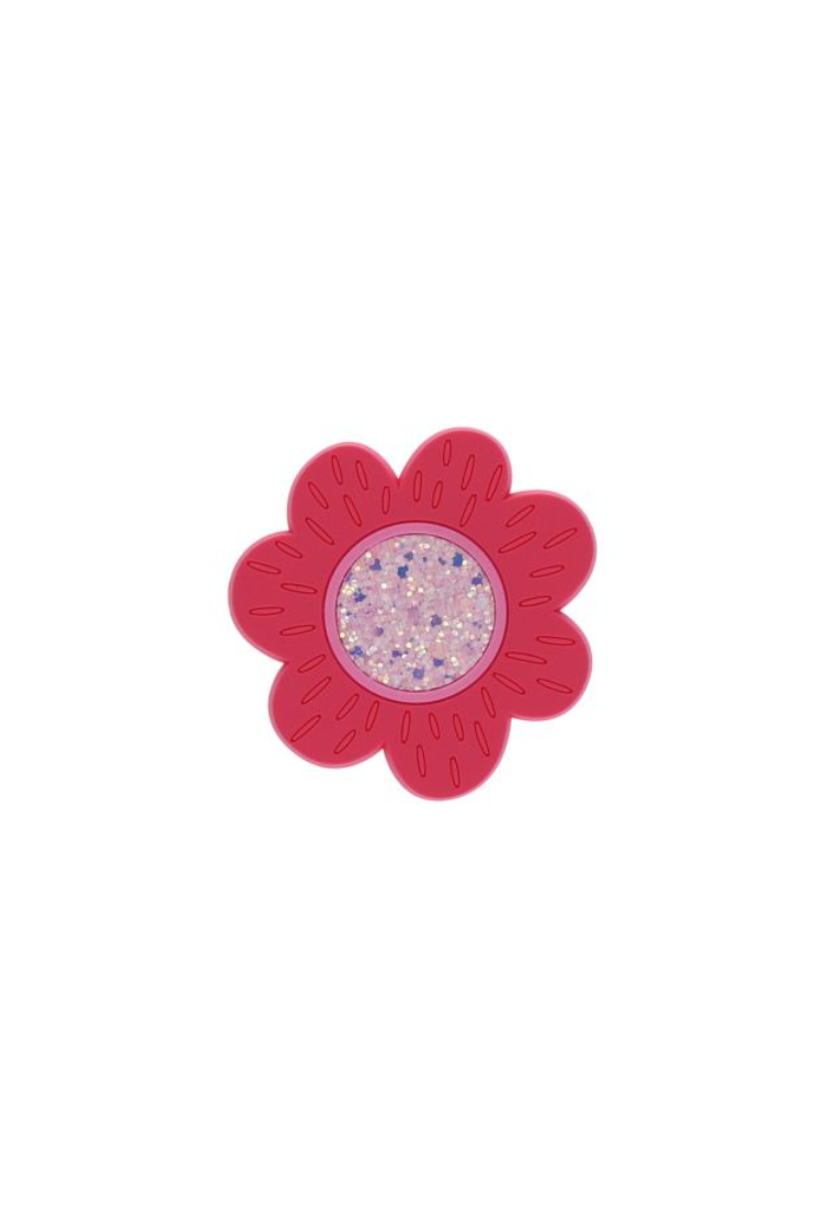 Taille-crayon fleur à paillettes